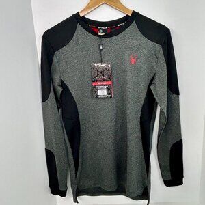 SPYDER ACTIVE Men's Shirt | Size S | Gray & Black with red logo | New with Tags